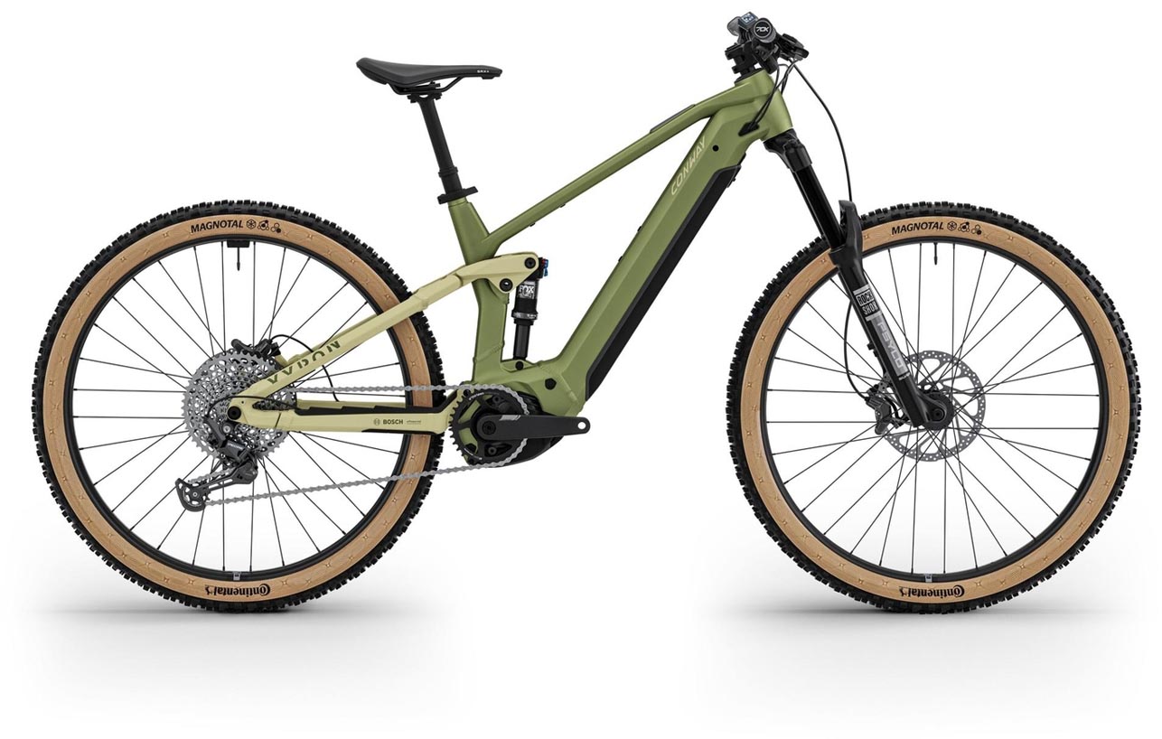 02810803-Conway-Xyron-ST-4-0-olive-matt-dusty-yellow-matt-2026-E-Bike-Fully-Mountainbike-00