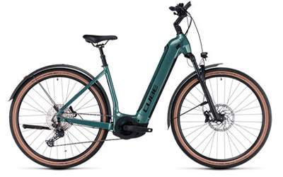 Hier geht es zu Cube E-Bikes mit Tiefeinsteiger-Rahmen.