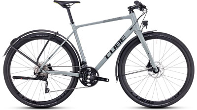 Cube Nulane Pro FE Fitnessrad in Grau.