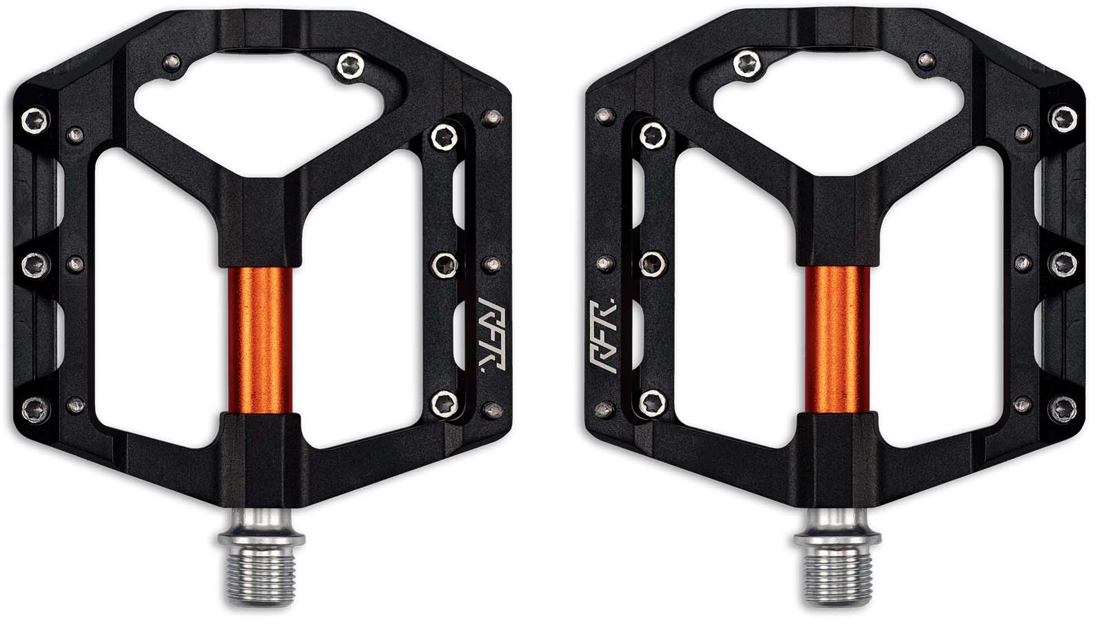 RFR Pedale Flat SLT 2.0 black n orange
