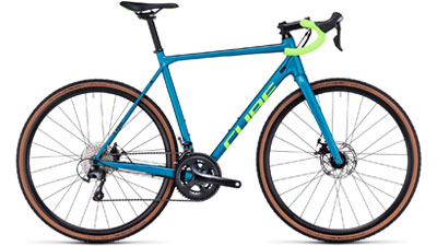 Cube Cross Race C:62 Pro Rennrad in Blau.