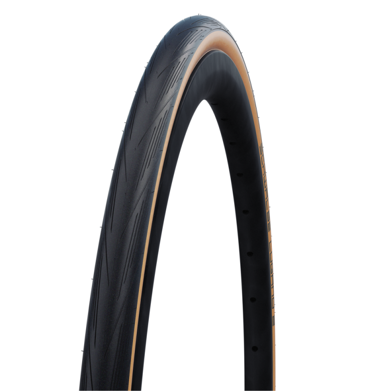 Schwalbe Reifen LUGANO 23-622 (700 x 23C), schwarz, Draht , 325 g