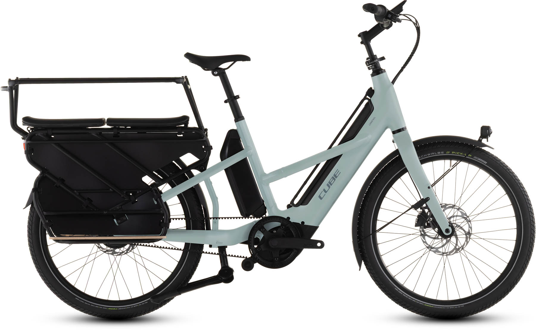 Cube Longtail Hybrid Comfort Family 800 haze n reflex 2026 - E-Bike Lastenfahrrad