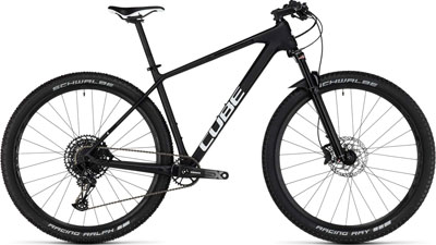 Cube Reaction C:62 ONE Hardtail Mountainbike in Schwarz.
