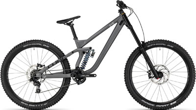 Cube TWO15 Pro 27,5 Zoll Mountainbike in Grau.