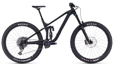 Cube Stereo ONE77 Pro Fully Mountainbike in Schwarz.