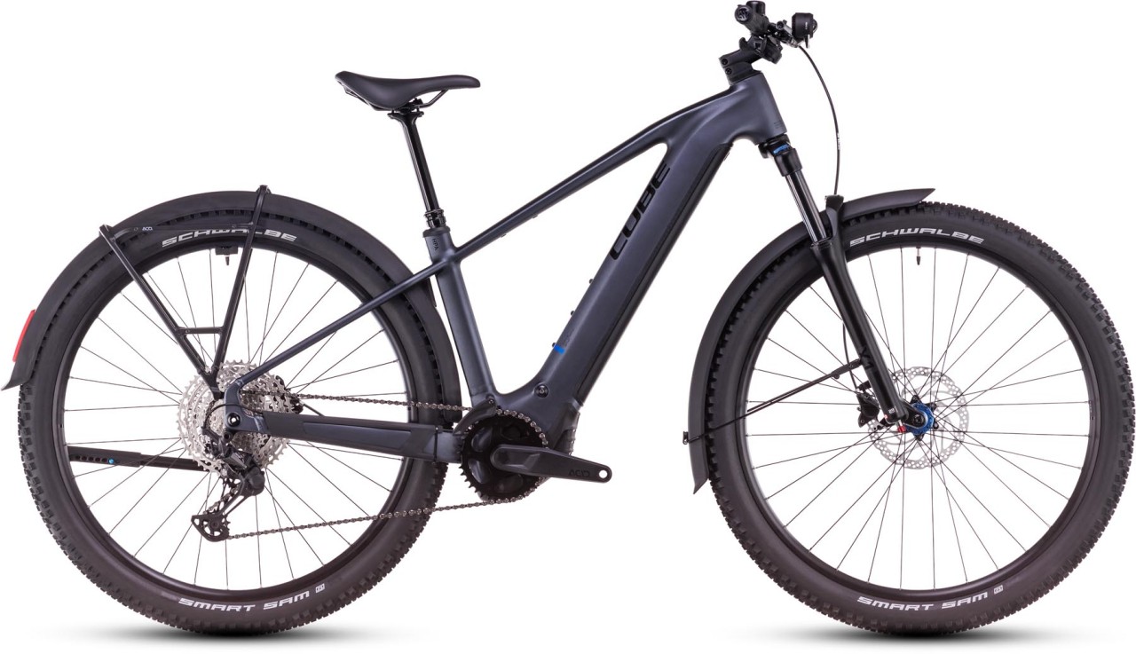 Cube Reaction Hybrid Pro Allroad metallicgrey n black - E-Bike Hardtail Mountainbike