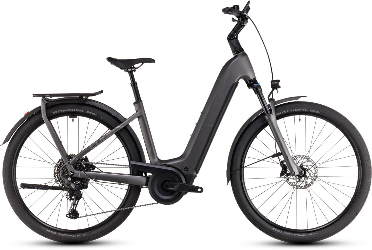 Cube Kathmandu Hybrid Pro 800 slabgrey n chrome 2025 - E-Bike Trekkingrad Tiefeinsteiger