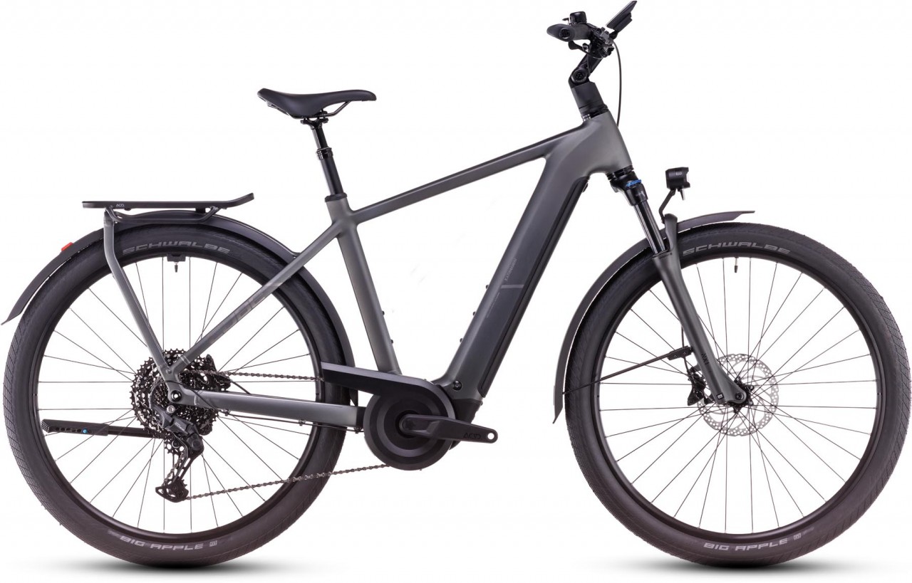 Cube Kathmandu Hybrid Pro 800 slabgrey n chrome 2025 - E-Bike Trekkingrad Herren