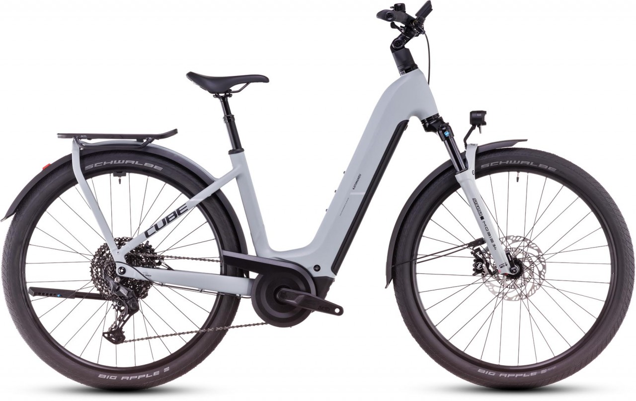 Cube Kathmandu Hybrid EX 800 haze n black 2025 - E-Bike Trekkingrad Tiefeinsteiger