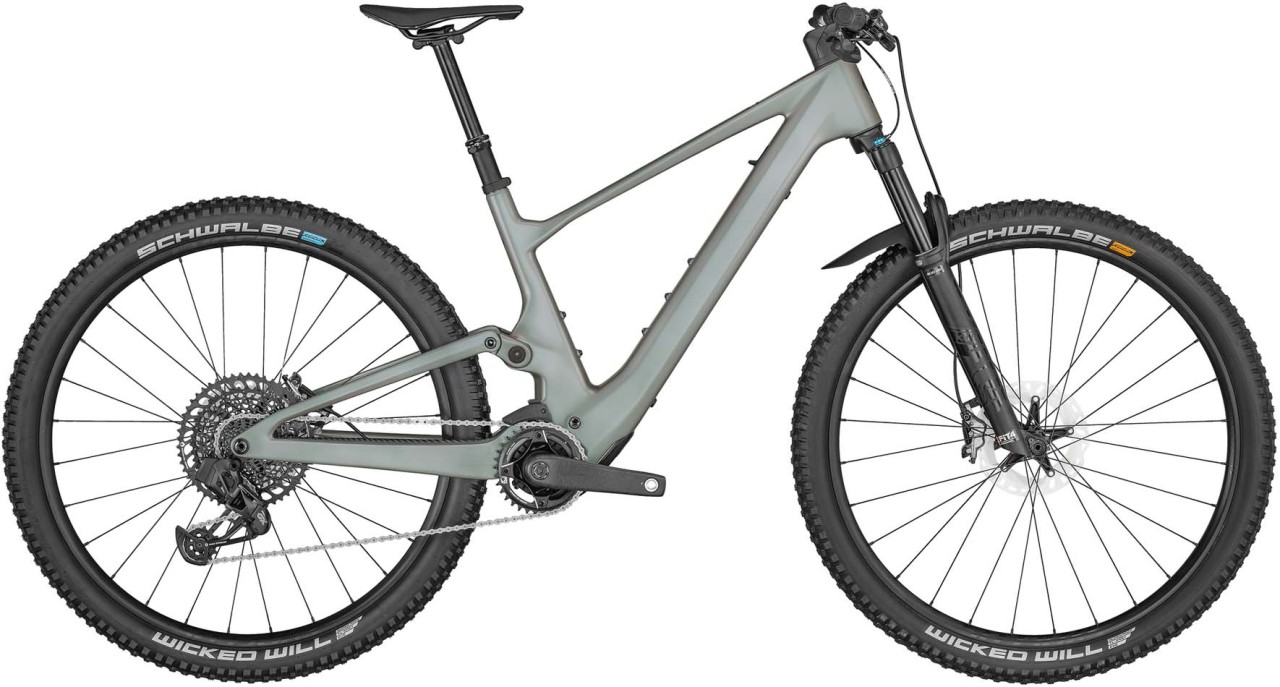 Scott Lumen eRIDE 900 Prism Grey Green 2023 - E-Bike Fully Mountainbike