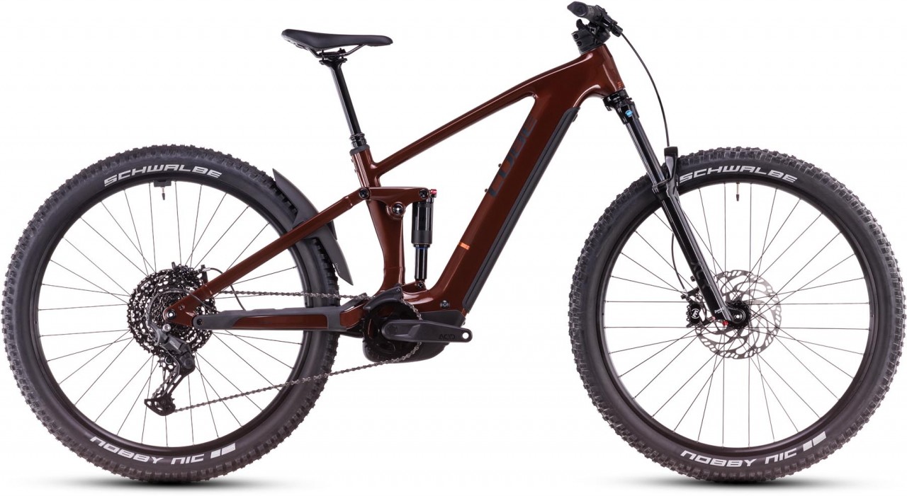 Cube Stereo Hybrid ONE44 Pro 800 bourbon n black 2025 - E-Bike Fully Mountainbike