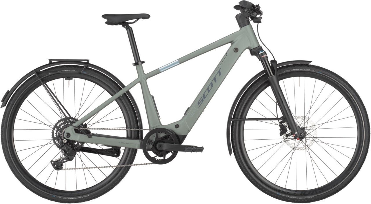 Scott Passage 30 highland green 2025 - E-Bike Trekkingrad Herren