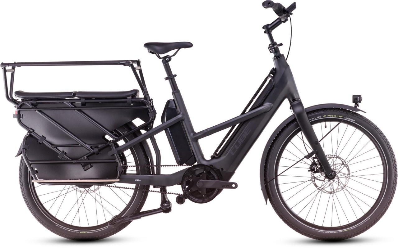 Cube Longtail Hybrid Family 725 grey n reflex 2025 - E-Bike Lastenfahrrad