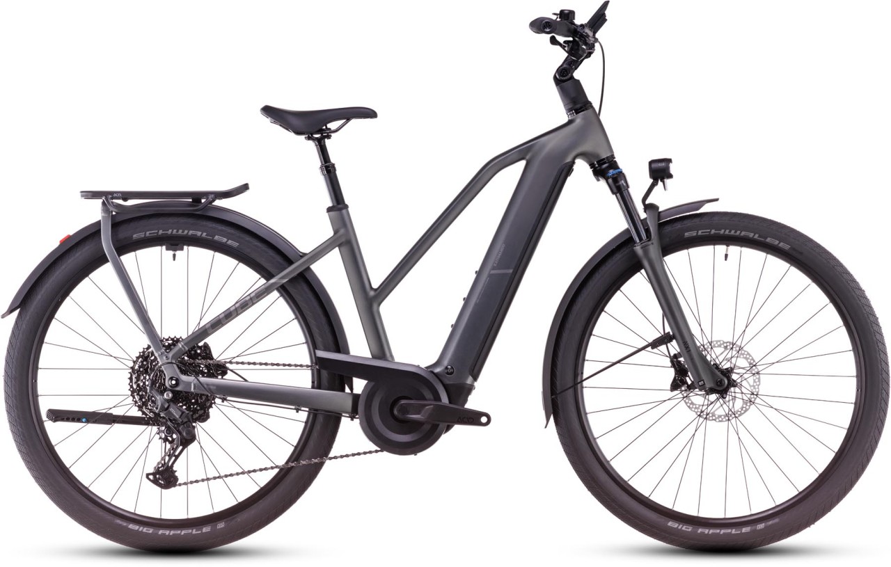 Cube Kathmandu Hybrid Pro slabgrey n chrome - E-Bike Trekkingrad Damen