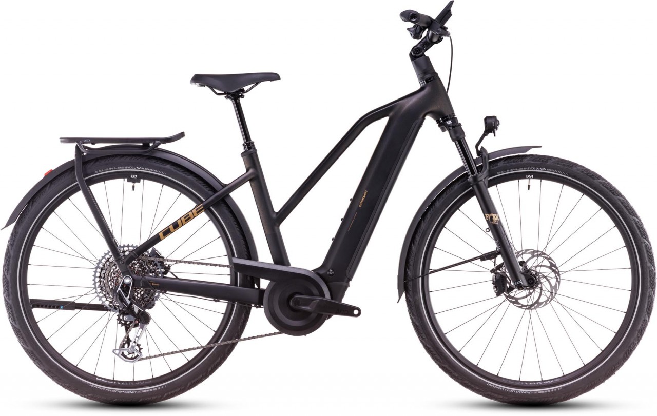 Cube Kathmandu Hybrid SLT 800 golddust n black 2025 - E-Bike Trekkingrad Damen