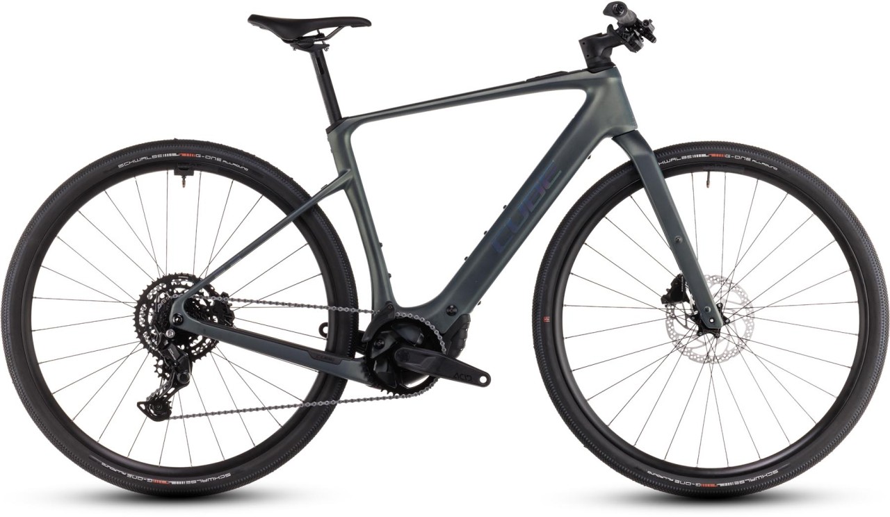 Cube Nulane Hybrid C:62 Race 400X sagebrushgreen n prism 2025 - E-Bike Fitnessrad Herren