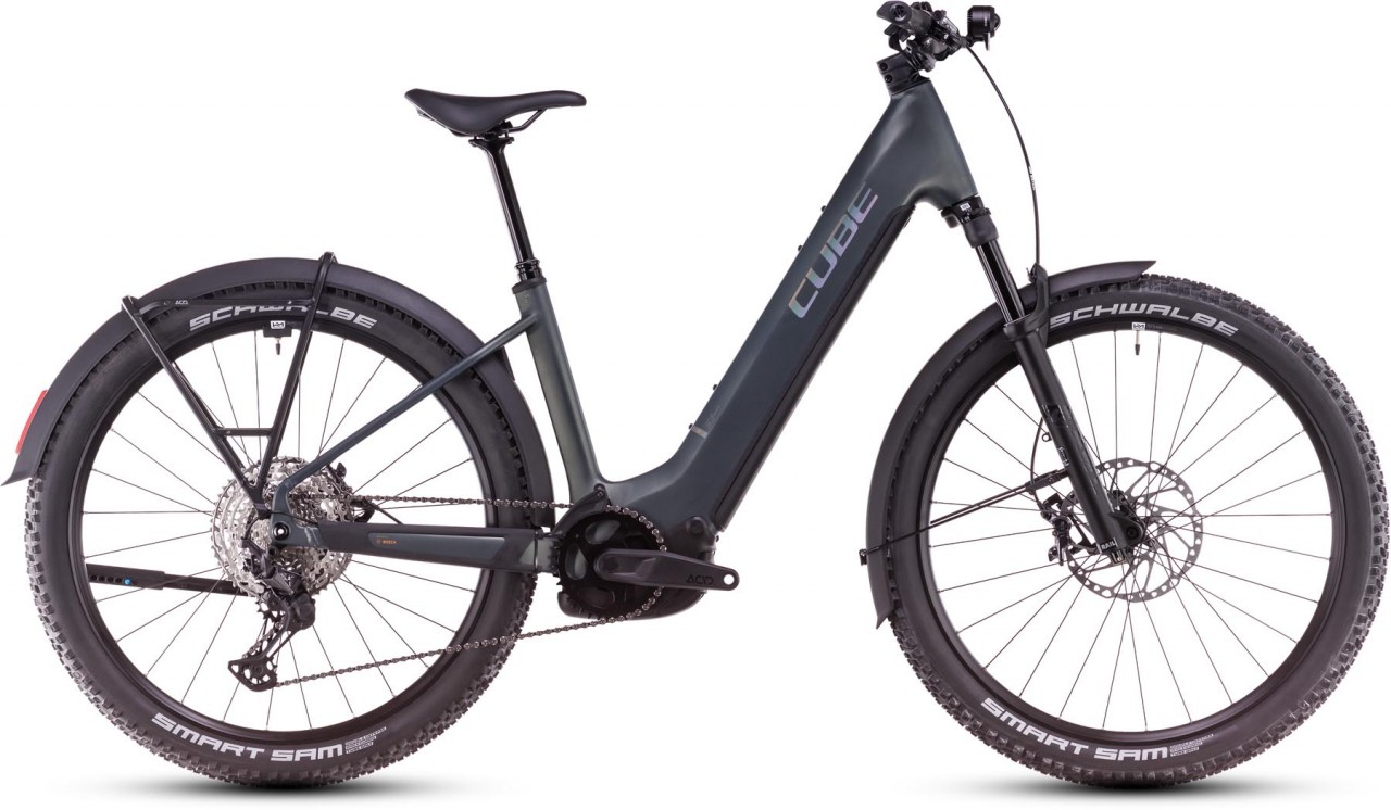 Cube Reaction Hybrid SLX Allroad 800 sagebrushgreen n prism 2025 - E-Bike Hardtail Mountainbike Tiefeinsteiger