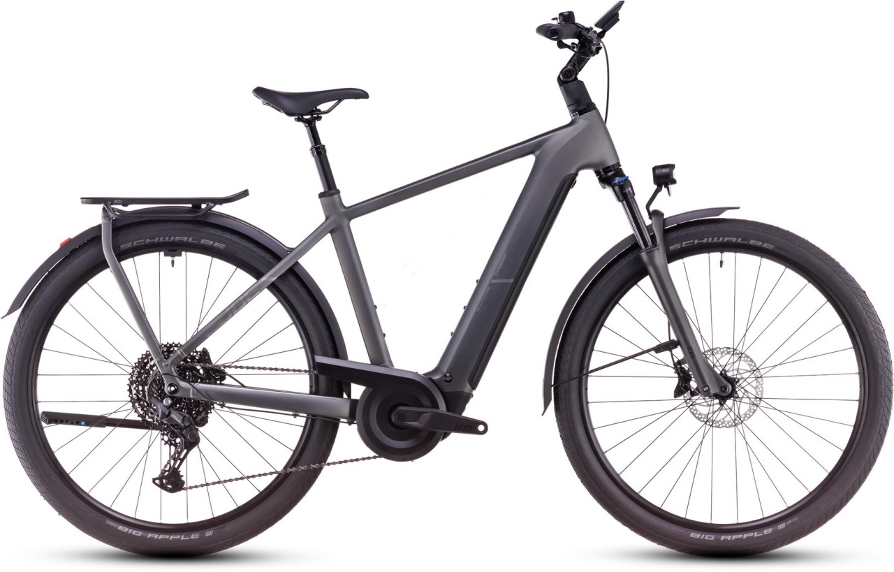 Cube Kathmandu Hybrid Pro slabgrey n chrome - E-Bike Trekkingrad Herren