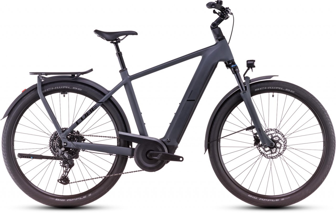 Cube Kathmandu Hybrid ONE 800 shadowgrey n black 2025 - E-Bike Trekkingrad Herren