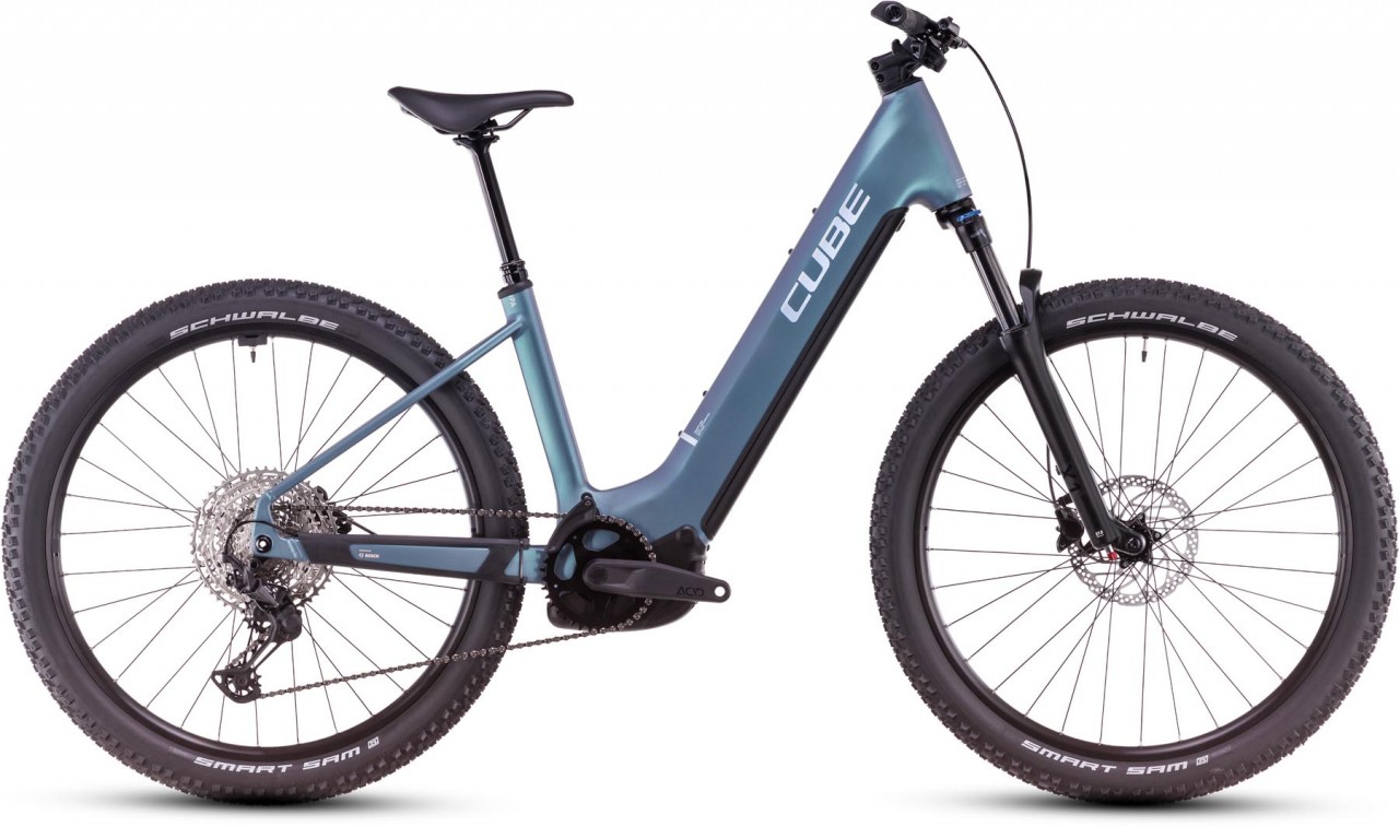 Cube Reaction Hybrid Pro 800 smaragdgrey n prism 2025 - E-Bike Hardtail Mountainbike Tiefeinsteiger