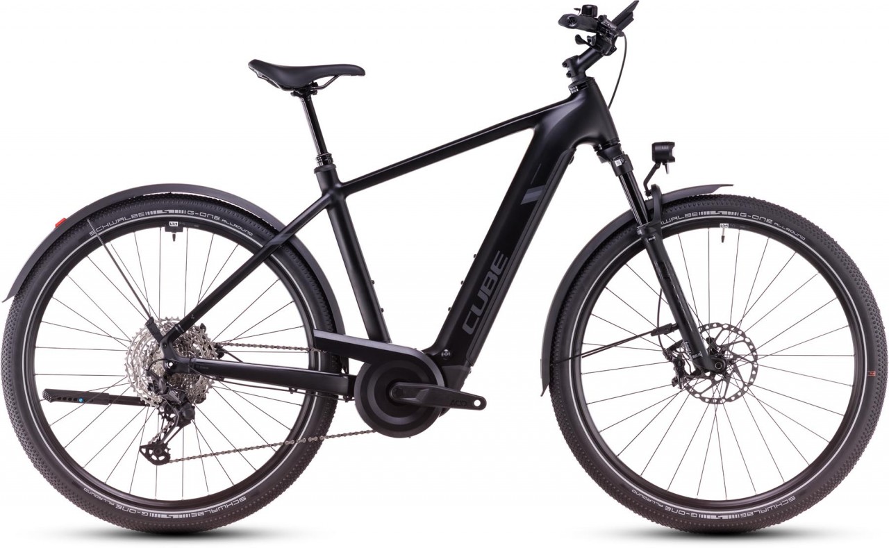 Cube Nuride Hybrid SLX Allroad 800 black n reflect 2025 - E-Bike Trekkingrad Herren