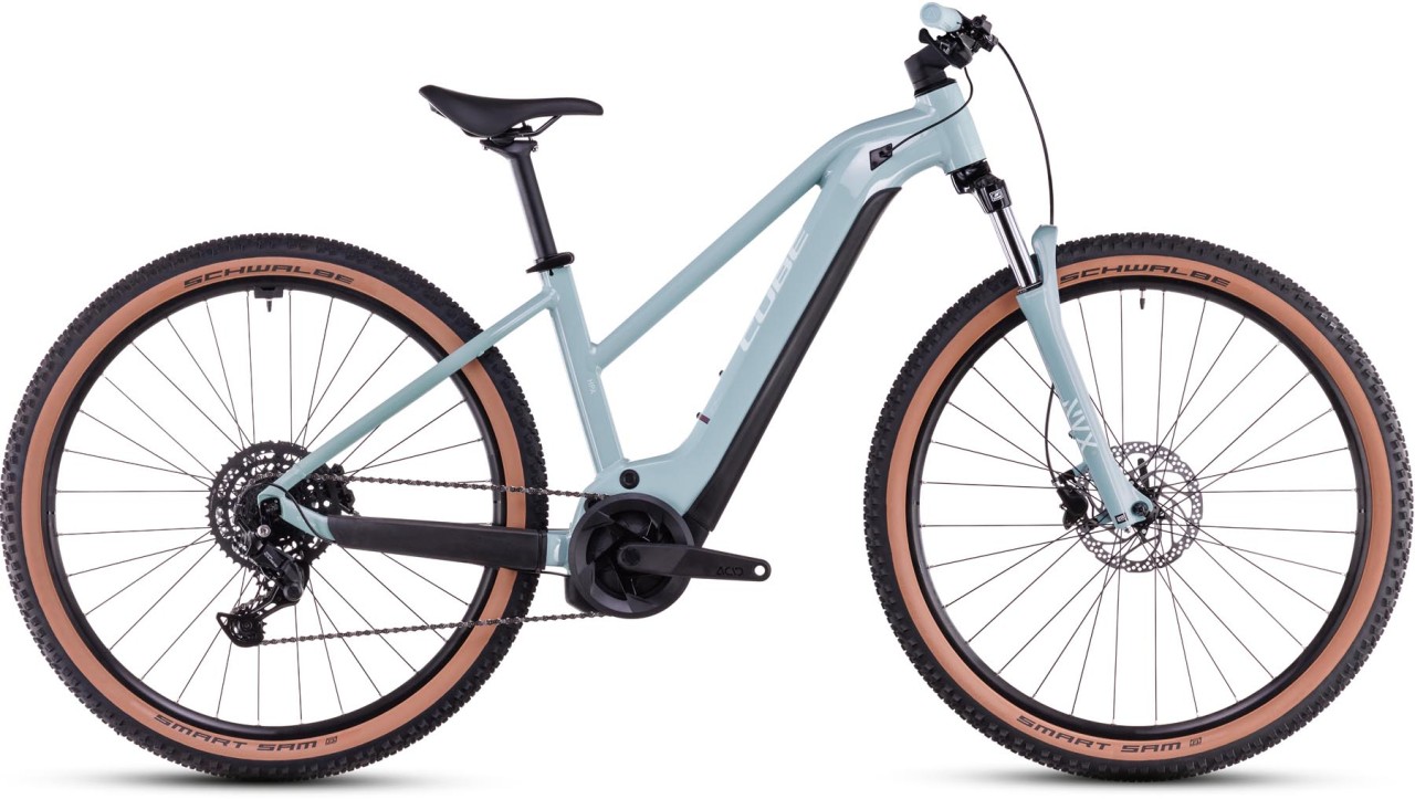 Cube Reaction Hybrid Performance 625 skylightblue n white 2025 - E-Bike Hardtail Mountainbike Damen