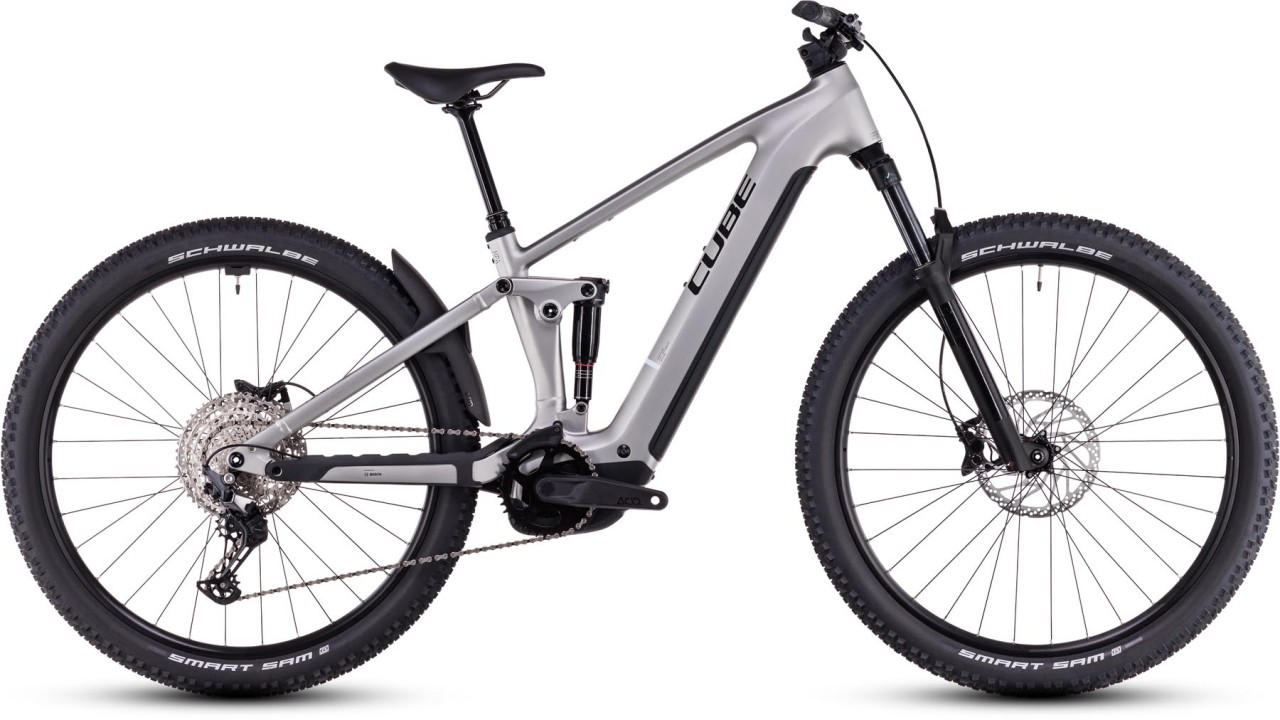 Cube Stereo Hybrid ONE22 Race silver n black - E-Bike Fully Mountainbike