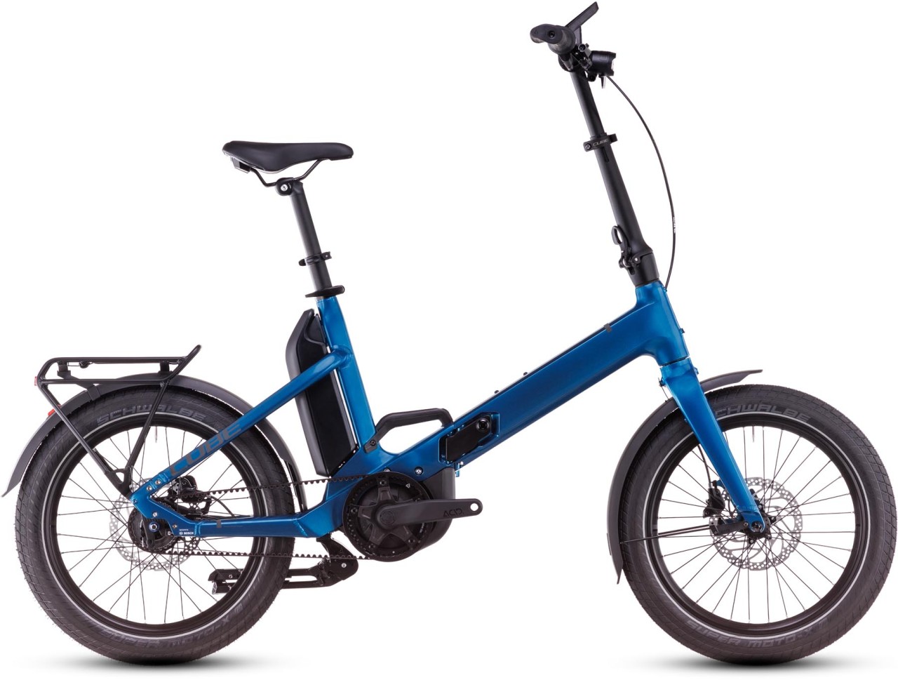 Cube Fold Hybrid Comfort 500 electricblue n reflex 2025 - E-Bike Faltrad