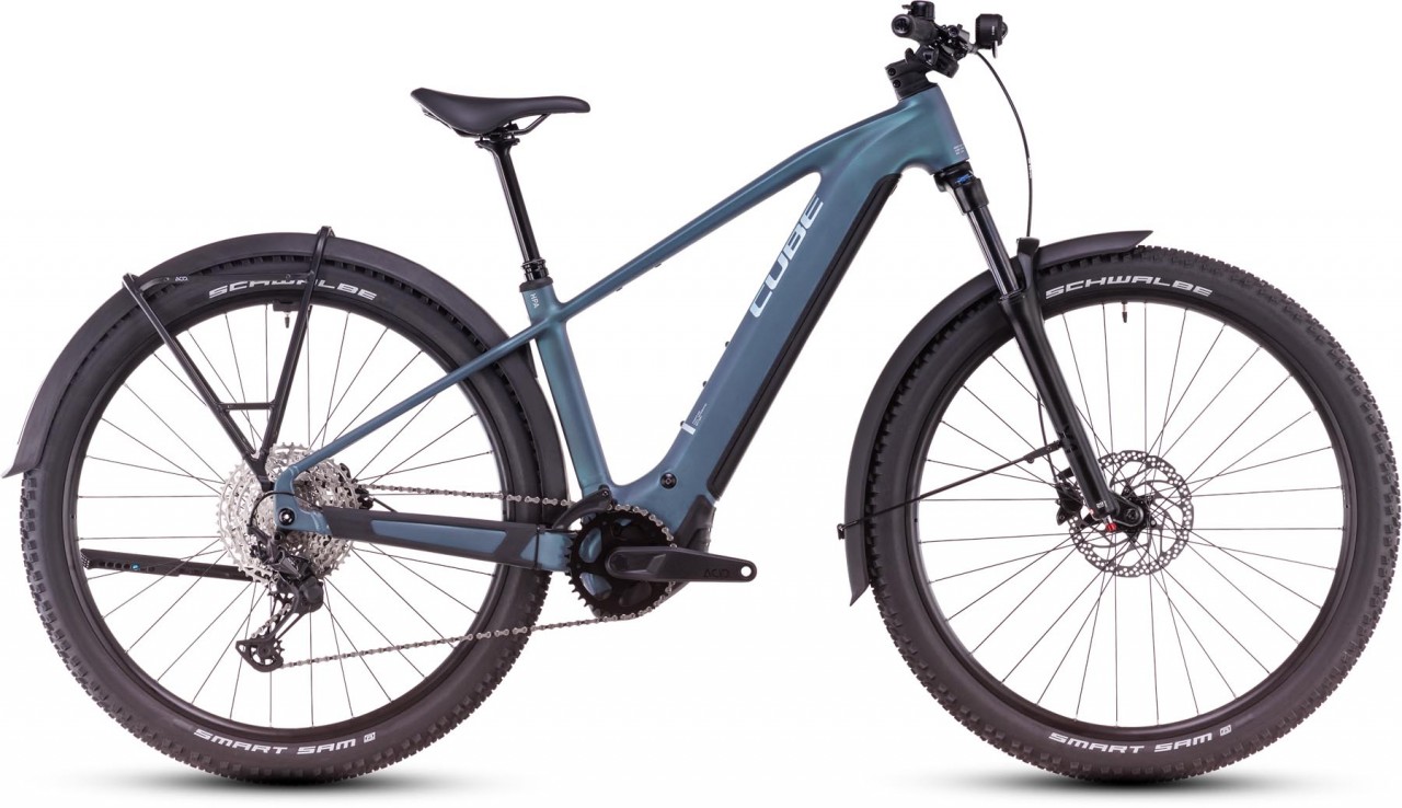 Cube Reaction Hybrid Pro Allroad 800 smaragdgrey n prism 2025 - E-Bike Hardtail Mountainbike