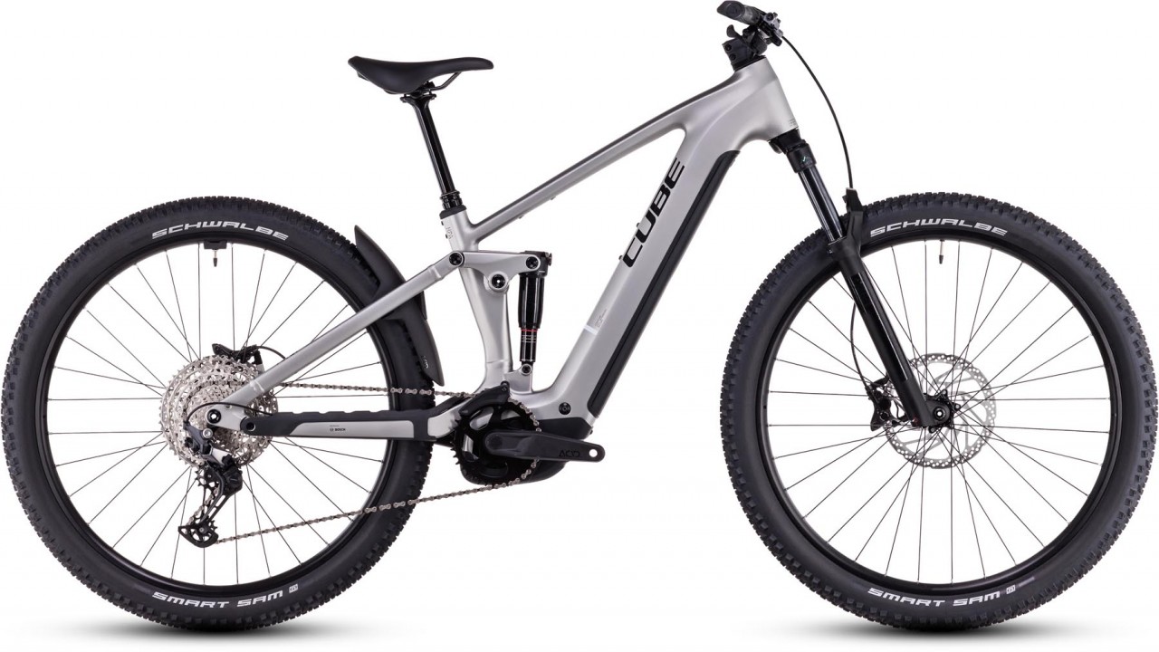 Cube Stereo Hybrid ONE22 Race 800 silver n black 2025 - E-Bike Fully Mountainbike