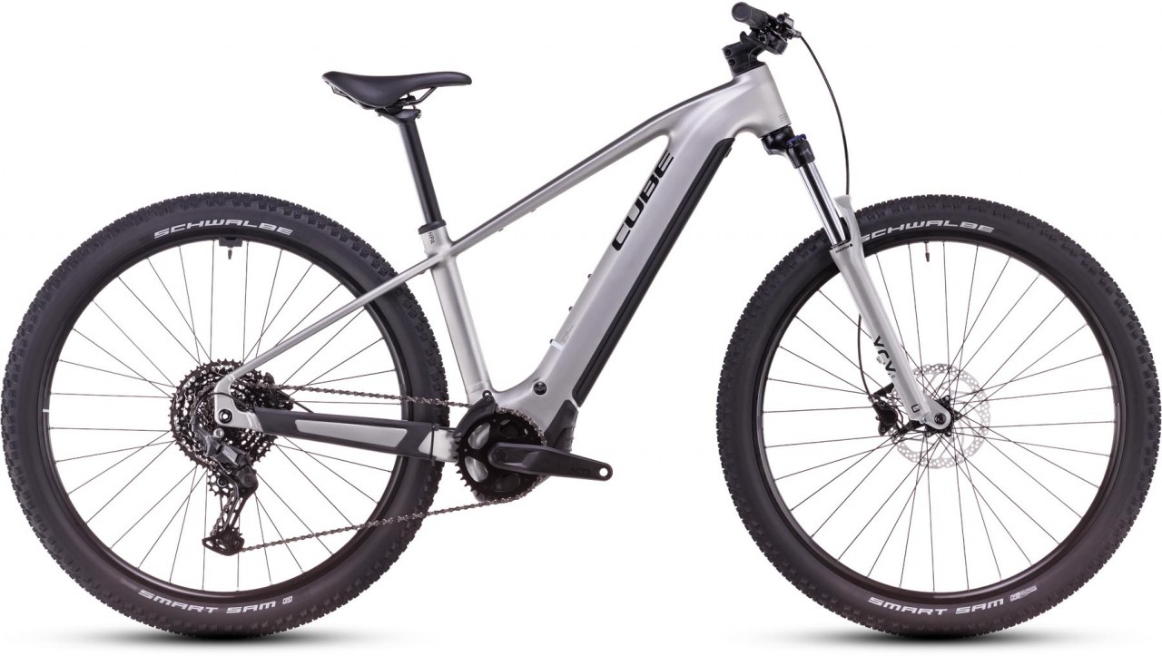 Cube Reaction Hybrid ONE 800 silver n black 2025 - E-Bike Hardtail Mountainbike