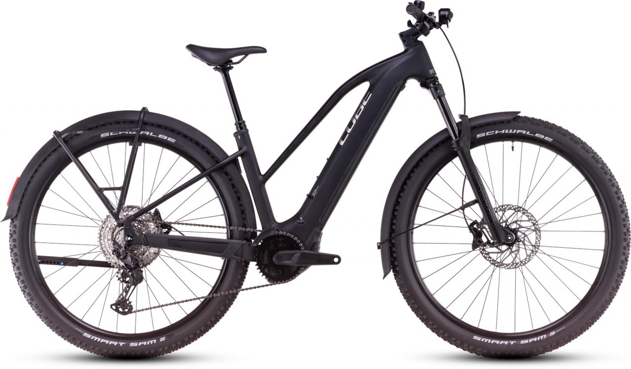 Cube Reaction Hybrid Race Allroad 800 black n metal 2025 - E-Bike Hardtail Mountainbike Damen