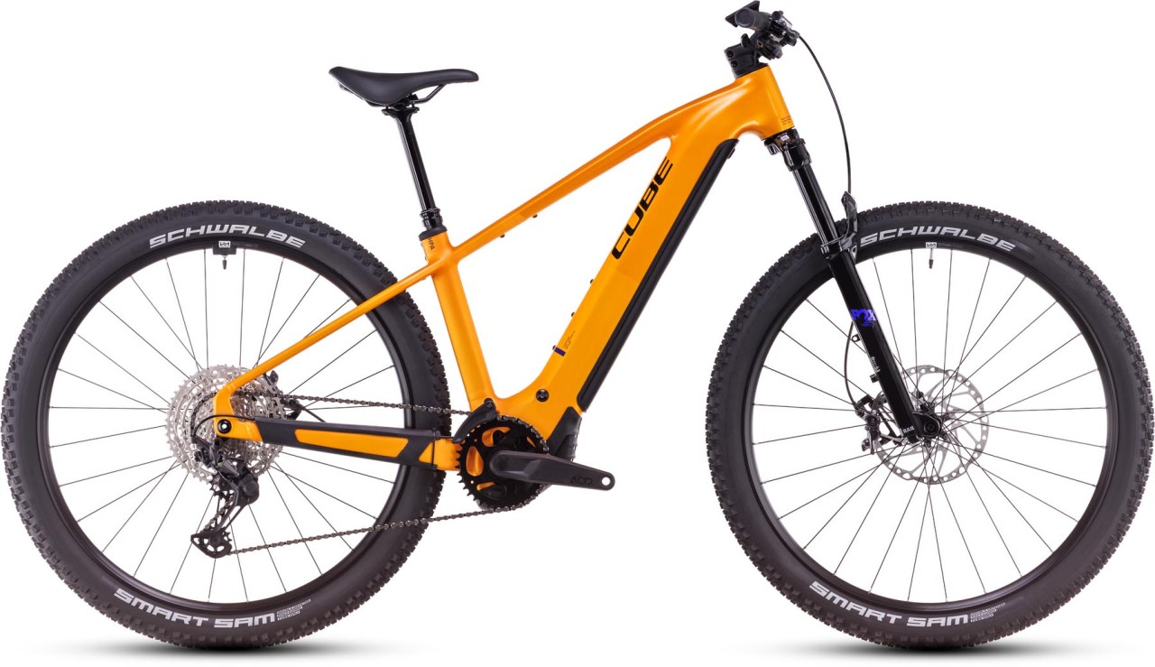 Cube Reaction Hybrid SLX spectraorange n violet - E-Bike Hardtail Mountainbike