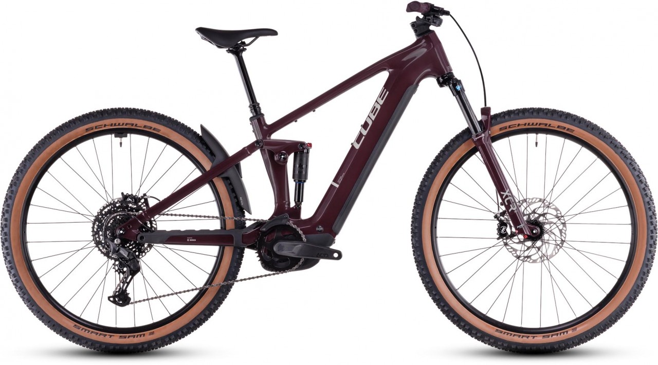 Cube Stereo Hybrid ONE22 Pro 800 amarone n grey 2025 - E-Bike Fully Mountainbike