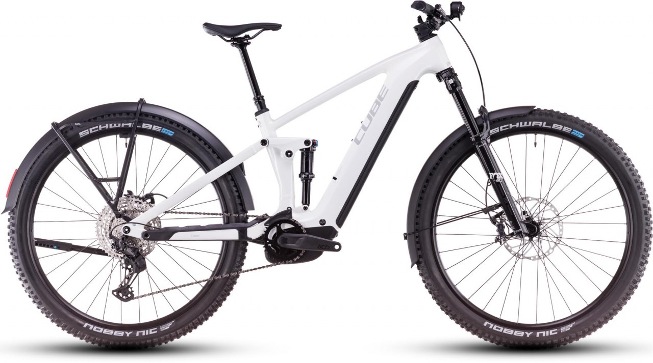 Cube Stereo Hybrid ONE44 EXC Allroad 800 metallicwhite n black 2025 - E-Bike Fully Mountainbike