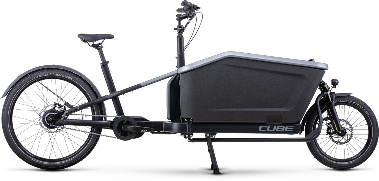 Cube Cargo Hybrid 500 flashgrey n black 2024 - E-Bike Lastenfahrrad