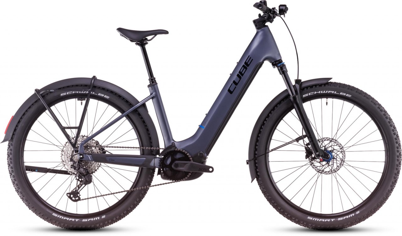 Cube Reaction Hybrid Pro Allroad 800 metallicgrey n black 2025 - E-Bike Hardtail Mountainbike Tiefeinsteiger