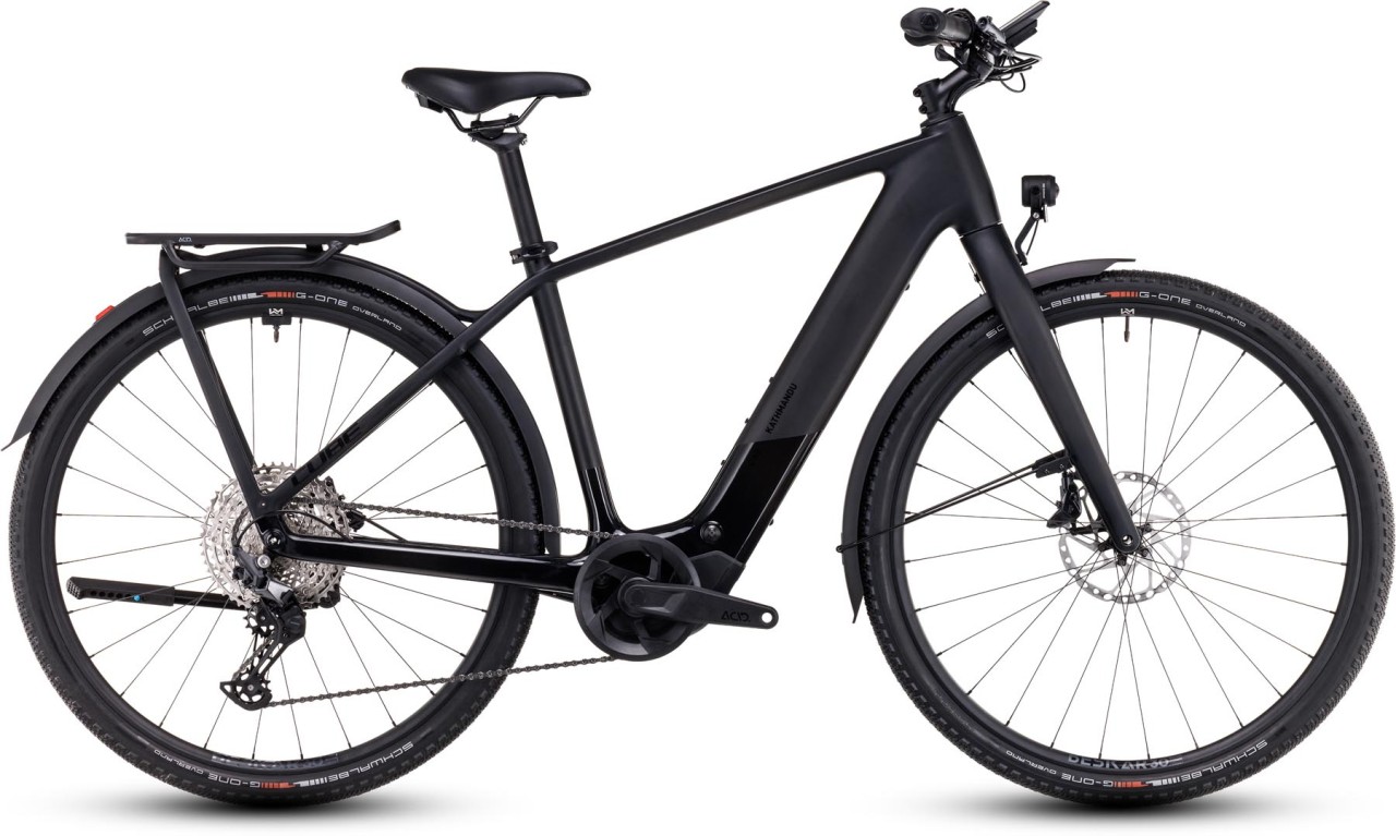 Cube Kathmandu Hybrid C:62 SLX 400X carbon n black 2025 - E-Bike Trekkingrad Herren