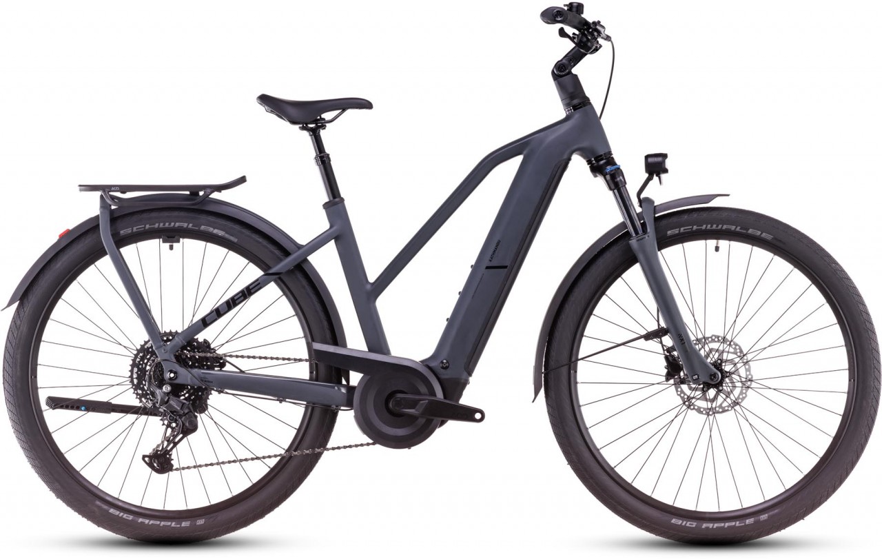 Cube Kathmandu Hybrid ONE 800 shadowgrey n black 2025 - E-Bike Trekkingrad Damen