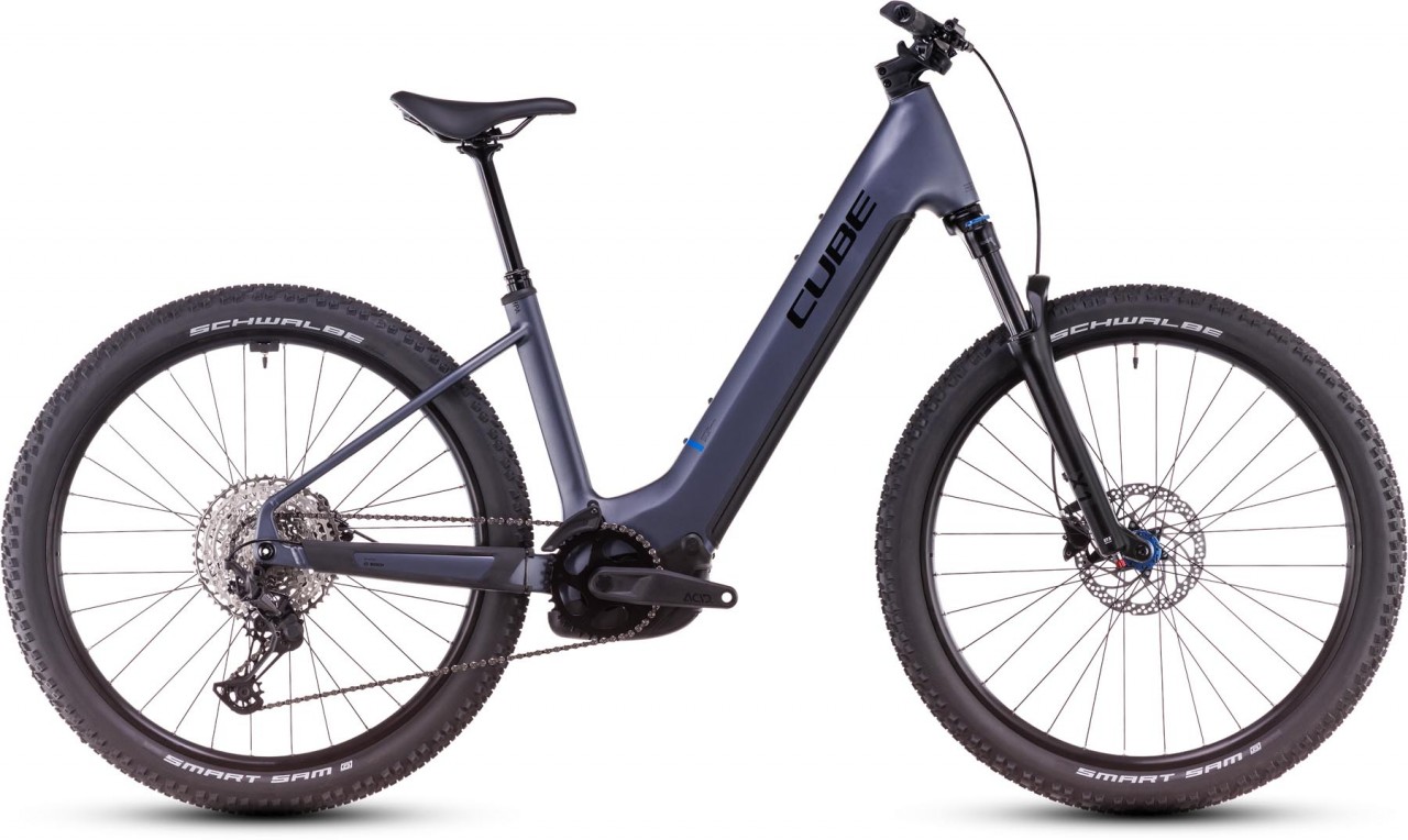 Cube Reaction Hybrid Pro 800 metallicgrey n black 2025 - E-Bike Hardtail Mountainbike Tiefeinsteiger