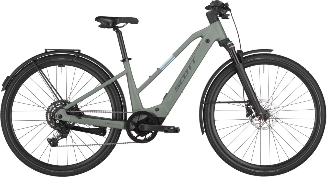 Scott Passage 30 Slope highland green 2025 - E-Bike Trekkingrad Damen