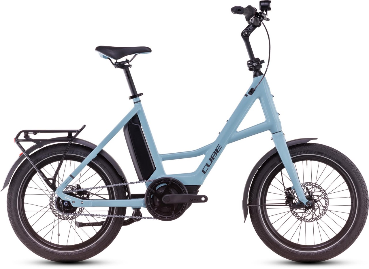 Cube Compact Hybrid Comfort 500 arubablue n reflex 2025 - E-Bike Kompaktrad