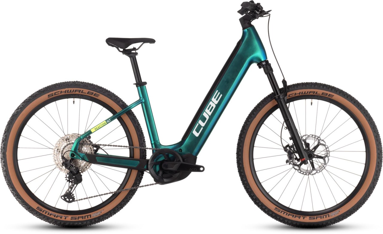 Cube Reaction Hybrid SLT 750 goblin n yellow 2024 - E-Bike Hardtail Mountainbike Tiefeinsteiger