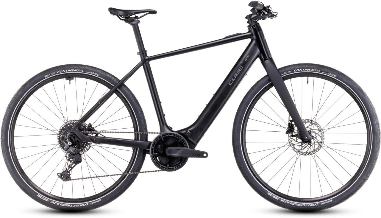 Cube Editor Hybrid Pro 400X black n spectral 2025 - E-Bike Fitnessrad Herren