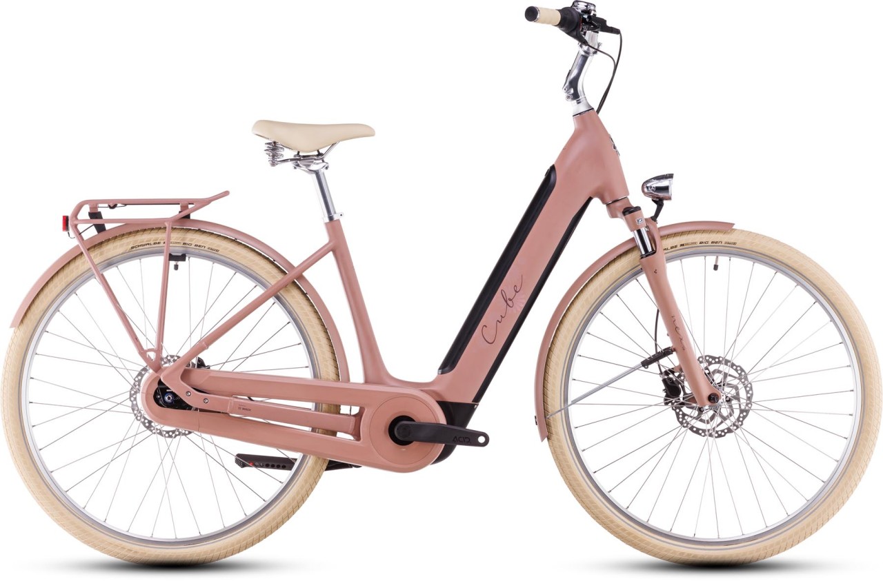 Cube Ella Hybrid 500 oldpink n plum 2025 - E-Bike Trekkingrad Tiefeinsteiger