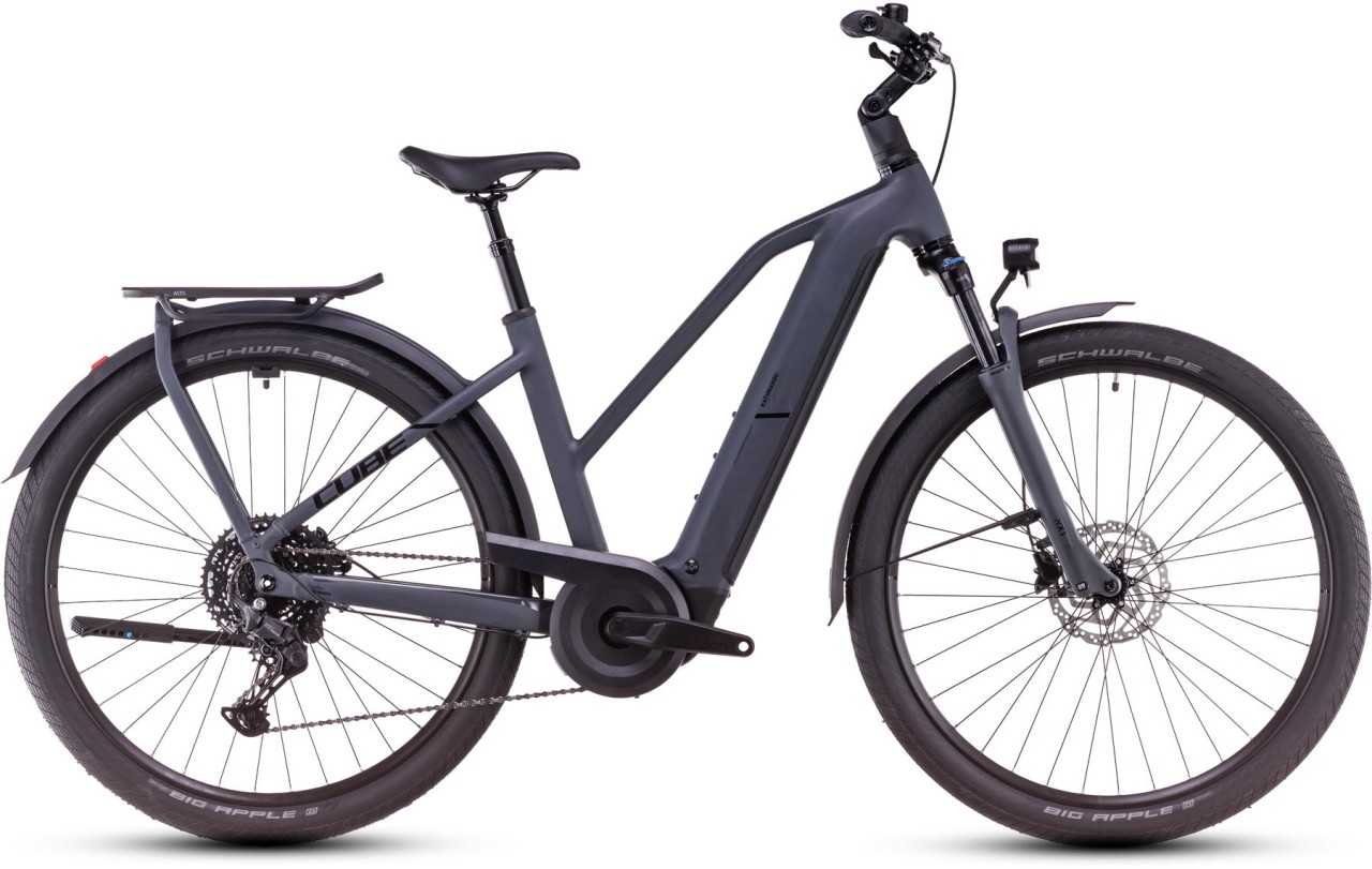 Cube Kathmandu Hybrid ONE shadowgrey n black - E-Bike Trekkingrad Damen