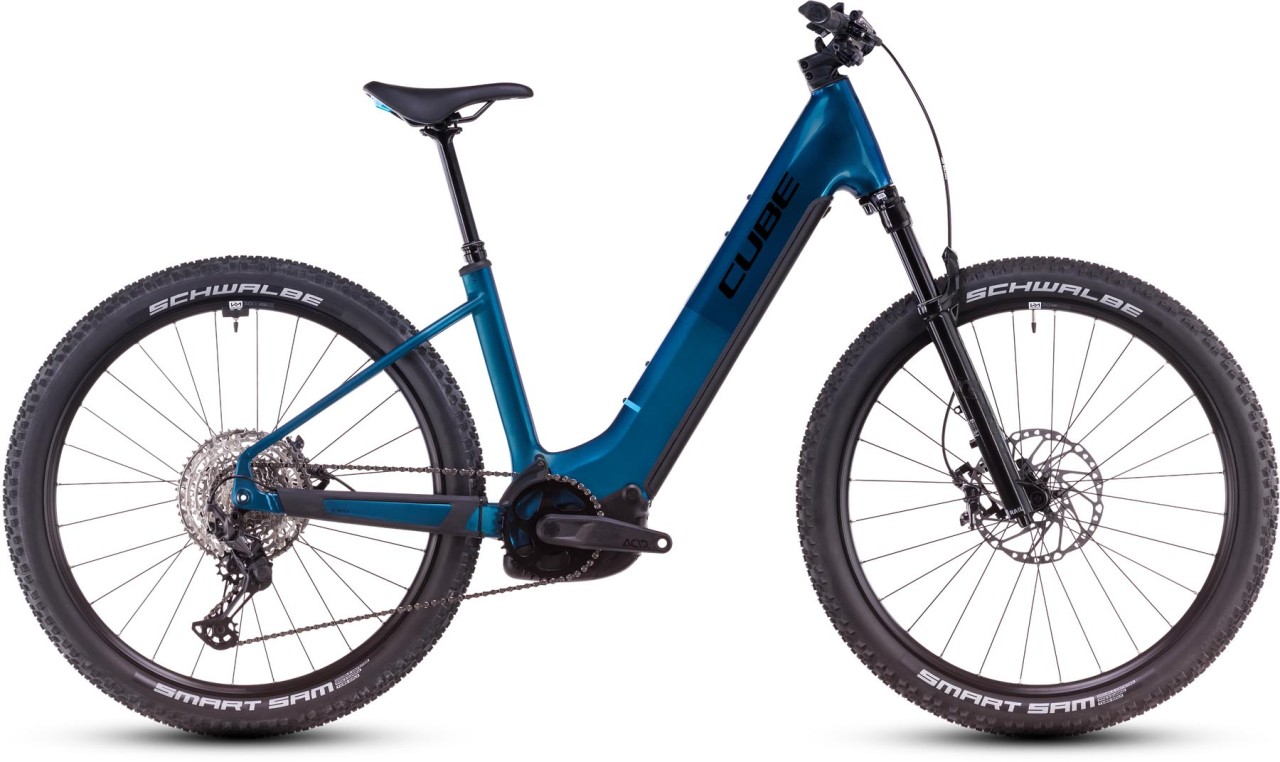 Cube Reaction Hybrid SLX nebula n blue - E-Bike Hardtail Mountainbike Tiefeinsteiger