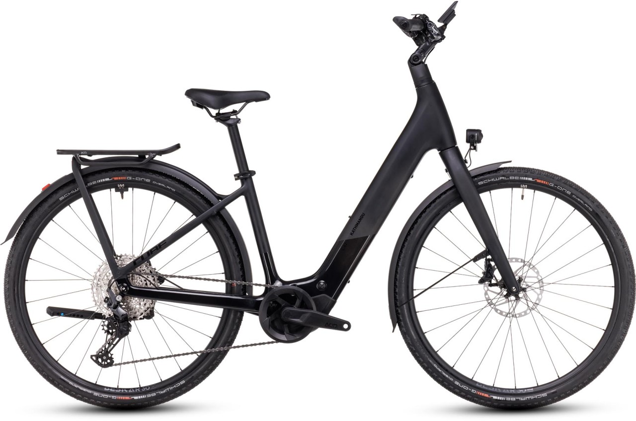 Cube Kathmandu Hybrid C:62 SLX 400X carbon n black 2025 - E-Bike Trekkingrad Tiefeinsteiger