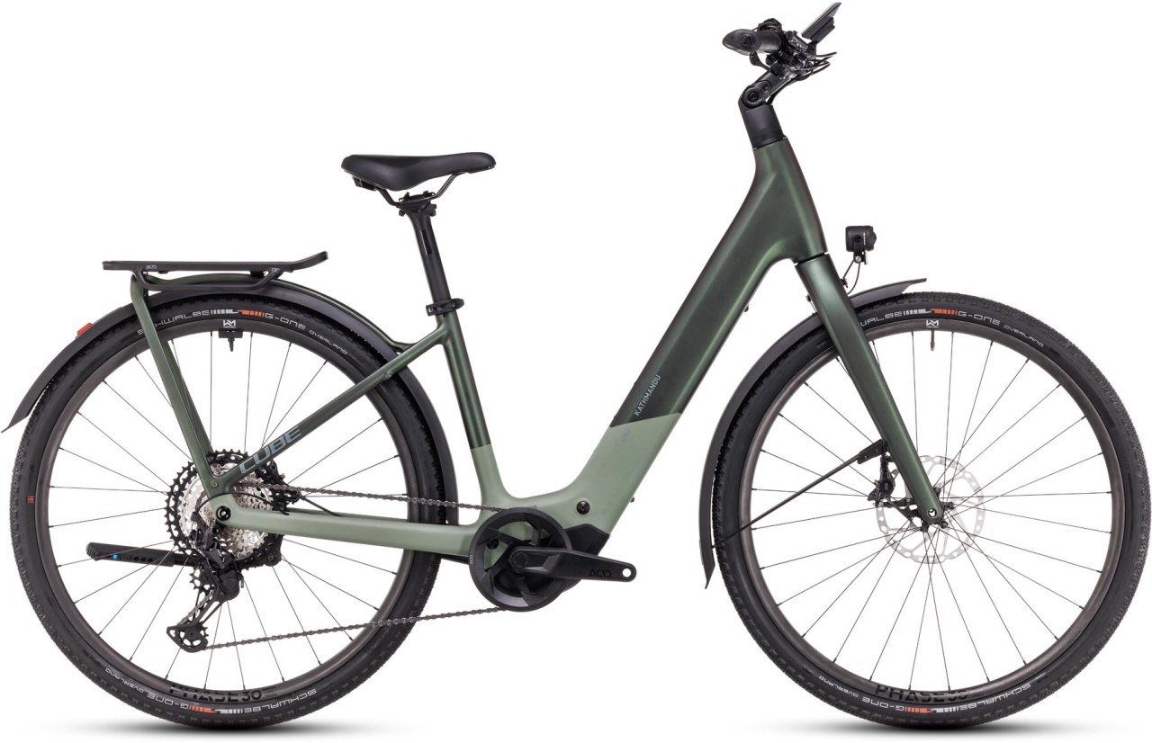 Cube Kathmandu Hybrid C:62 SLT 400X stellar n origanogreen 2025 - E-Bike Trekkingrad Tiefeinsteiger